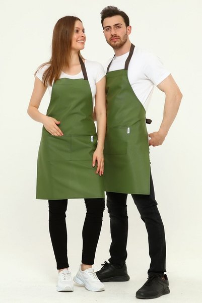 Monki Haus Kitchen Cafe Waiter Barista Chef Chef Florist Ceramic Tattoo Apron Water Repellent Stain Resistant - Unisex