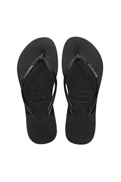 Havaianas Papuci de damă Slim Sparkle II Black Black