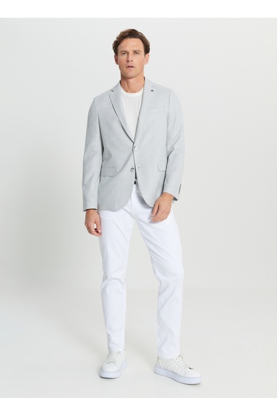 ALTINYILDIZ CLASSICS Altınyıldız Classics Regular Fit Gri Erkek Ceket ACE004252190_GRI