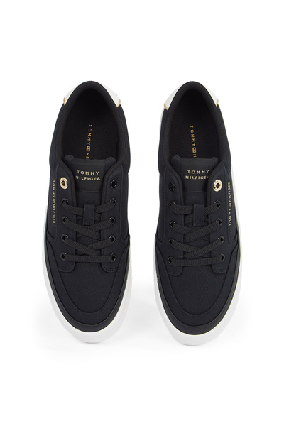 Tommy Hilfiger Pamuklu Platform Taban Sneaker Ayakkabı AYAKKABI FW0FW08323 BDS