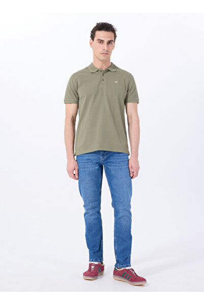 Mustang Orta Bel Slim Fit Mavi Erkek Denim Pantolon VEGAS SLIM - 1011