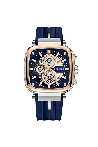 Reward Chaperone Men Wrist Watch Waterproof Navy Blue Color Sports Wristband Gift