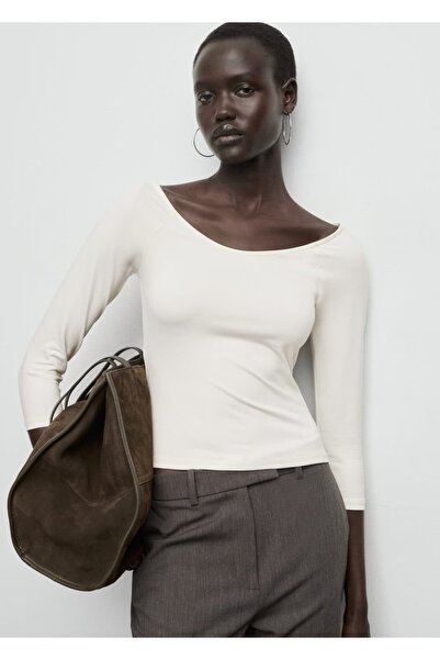 MANGO Woman Truvakar kollu tişört