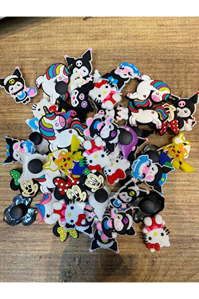 Crocs Terlik Süsü 6 Adet Tüm Terlikler Uyumlu ( Karışık Gönderim)