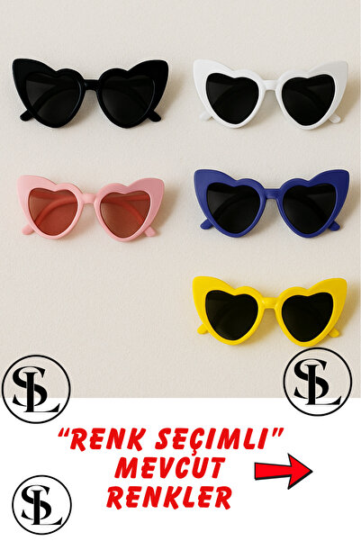 Straight Light مجموعة من 5 نظارات على شكل قلب – اختيار الألوان |   العروس، ال...