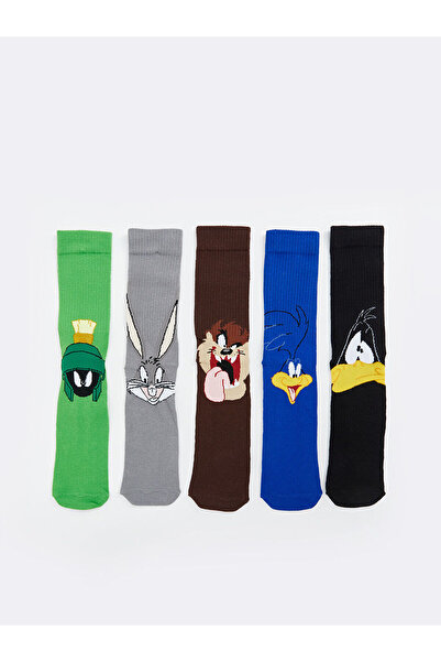 LC Waikiki Freezen Store'dan Trend Ürünler | Looney Tunes Baskılı Erkek Soket Çorap 5'li