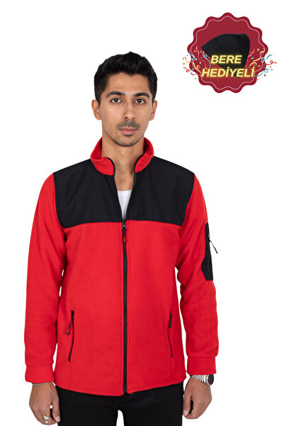 VEGA Red Three Pocket 280 Grams Universal Softshell Fleece
