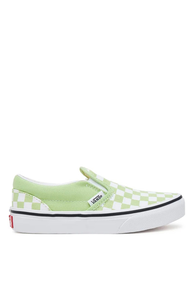 Vans Açık Yeşil Erkek Çocuk Yürüyüş Ayakkabısı VN000D0JE2Y1-Classic Slip-On