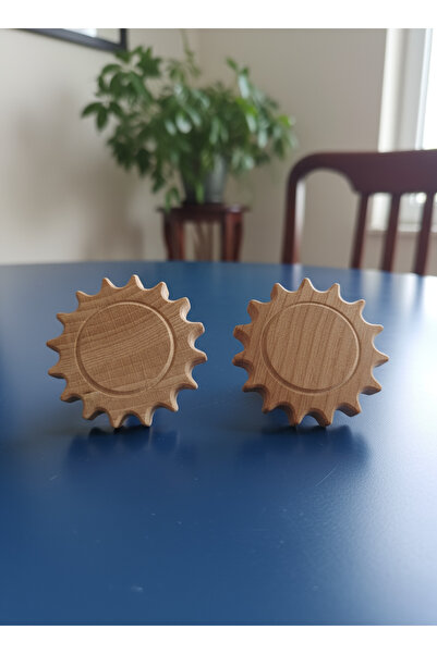 Bay Kulp Sun Handle Stylish Children's Room Handle Wardrobe Handle Wooden Handle