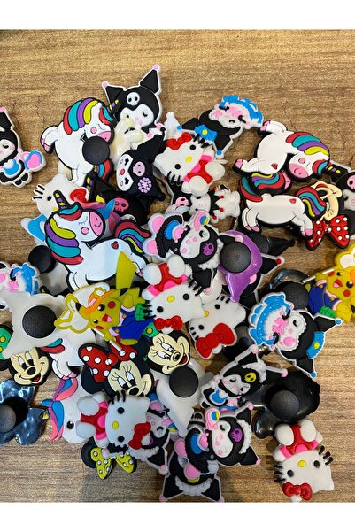 Crocs Terlik Süsü 6 Adet Tüm Terlikler Uyumlu ( Karışık Gönderim)