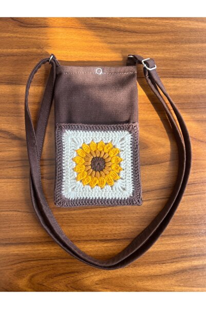 AKSESUARSEPETİ Handmade Pocket, Adjustable Strap, Phone Bag