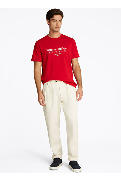 Tommy Hilfiger Ανδρικό T-shirt MW0MW38621 Κόκκινο