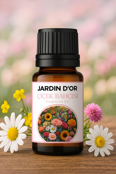 JARDIN D'OR Çiçek Bahçesi Esansiyel Uçucu Koku Yağı Buhurdanlık Yağı Difüzör ...