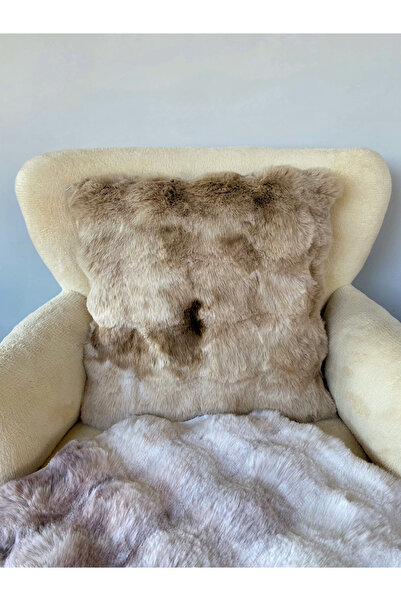 FeelHome Бъбъл Rabbit Fur, мека, двулицева, скрит цип, уютна калъфка за възглавница 40x40