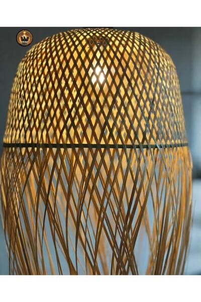 ışıksan aydınlatma Flora Bambu Avize Doğanın Kucaklayışı ve Çiçeksi Güzellik