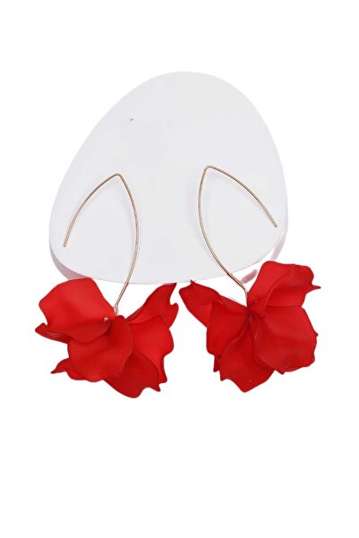 VENÜS MODA by Pınar Chiffon Earrings Evening Dress Combination 8 cm Length