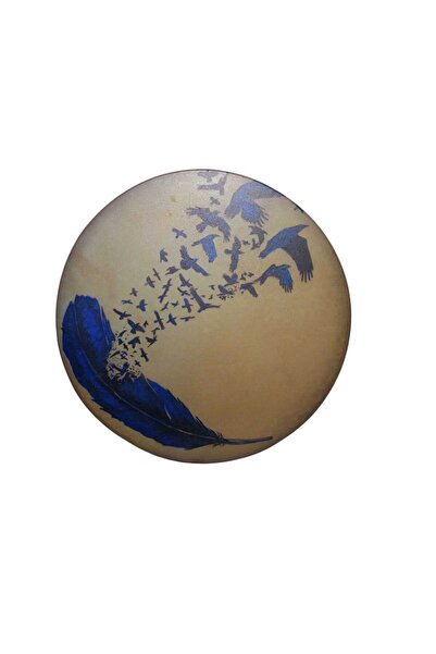 Aryen Müzik REMO marka profesyonel Def Özgürlüğe Uçan Kuşlar Desenli Iran Defi (ERBANE)büyük Boy 52 Cm