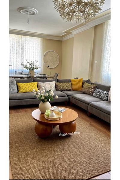 Home Orta sehpa (Üç toplu) Açık ceviz