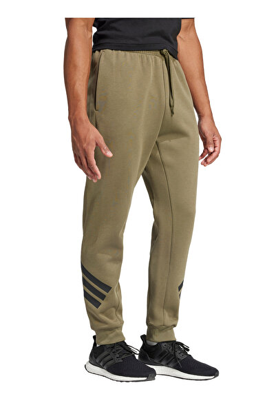 adidas JD4866 M FI 3S PT Haki Lastikli Bel Regular Fit Düz Erkek Eşofman Altı