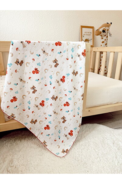 Cloudy Çok Amaçlı Müslin 106- Sincap 80*90 Cm Bebek; Çocuk & Yeni Doğan Müsli...