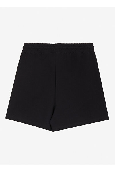 Discovery Expedition D5SL-SHT3516 Siyah Lastikli Bel Relaxed Düz Kadın Şort