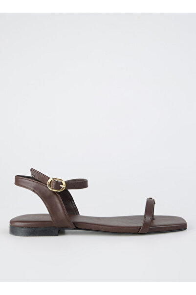 Fabrika Kahverengi Kadın Sandalet DOROTHEA