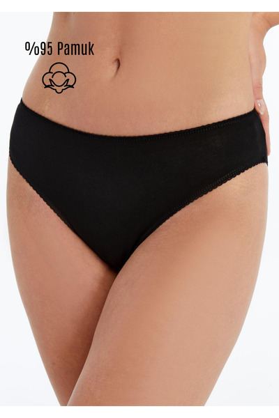 PAMORA Жіночий комплект бікіні з 5 трусиками - 95% бавовна, 5% еластан | М'яка та еластична білизна