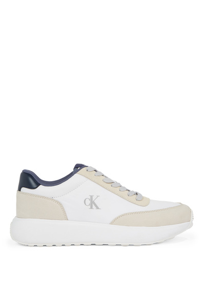 Calvin Klein Ανδρικά αθλητικά παπούτσια Calvin Klein White ATHLEISURE RUNNER LACEUP MIX