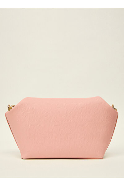 Ted Baker Nokta Baskılı Zincir Askılı Deri Clutch