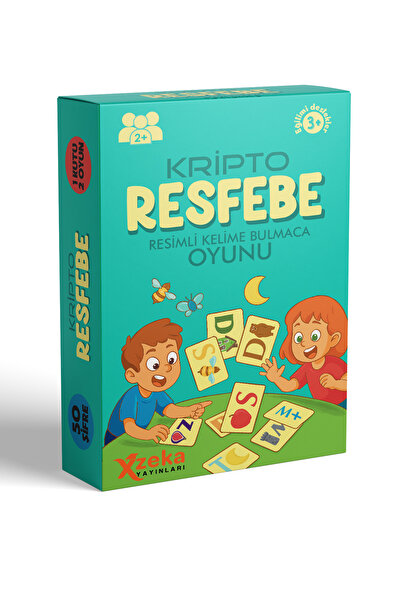 Spesifik Yayınları Kripto Resfebe Akıl Oyunu 50 Kartlık Eğitici Zeka Seti,Res...
