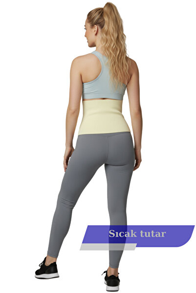 PAMORA Κορσές μέσης- εφέ σύσφιξης Κορσέ-Μάλλινος κορσέ-Εύκαμπτος κορσές που φοριέται Unisex Χειμερινός θερμικός κορσές-Φτερό χήνας