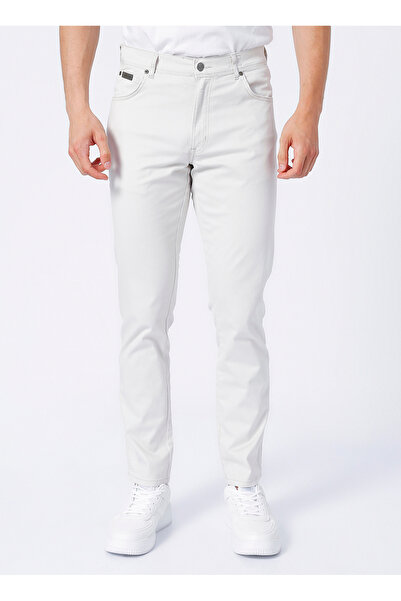 WRANGLER Normal Bel Slim Fit Gri Erkek Chino Pantolon W12SEAB26_TEXAS SLIM chino pantolon