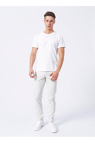 WRANGLER Normal Bel Slim Fit Gri Erkek Chino Pantolon W12SEAB26_TEXAS SLIM chino pantolon