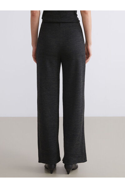 LC Waikiki Black Elastic Waist Women's Trousers