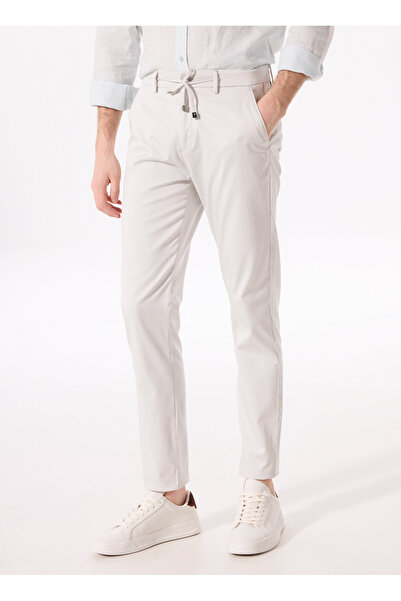 Fabrika Bağlamalı Bel Normal Paça Taş Erkek Chino Pantolon F5SM-PNT 2447