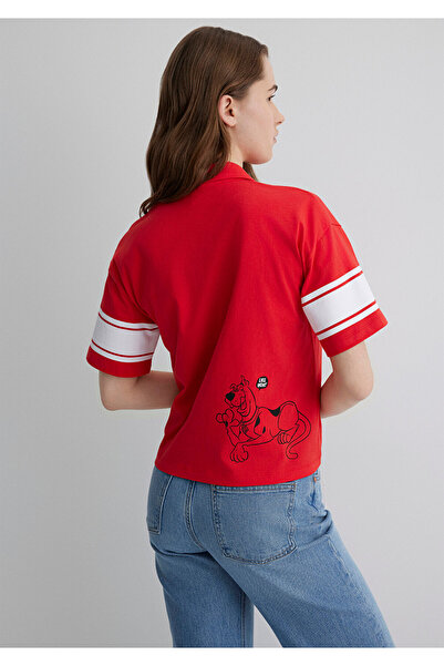 Mavi Scooby Doo Printed Red Polo T-Shirt Regular Fit 1613364-70474