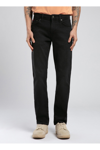 Lee Cooper Ανδρικό τζιν παντελόνι Normal Waist Slim Straight 252 LCM 121001 JAGGER AKERMAN VENOM