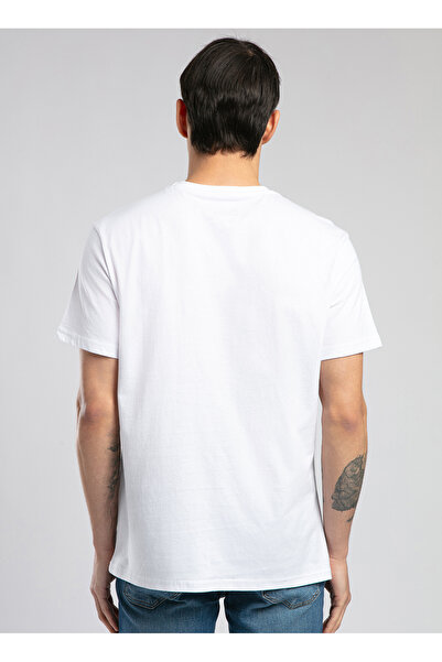 Lee Cooper Crew Neck White Men's T-Shirt 252 Lcm 242028 Antonia White