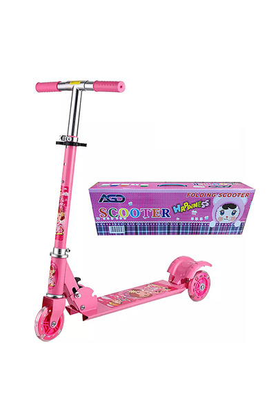 AGD 3-Wheel Musical Kick Scooter Multicolour