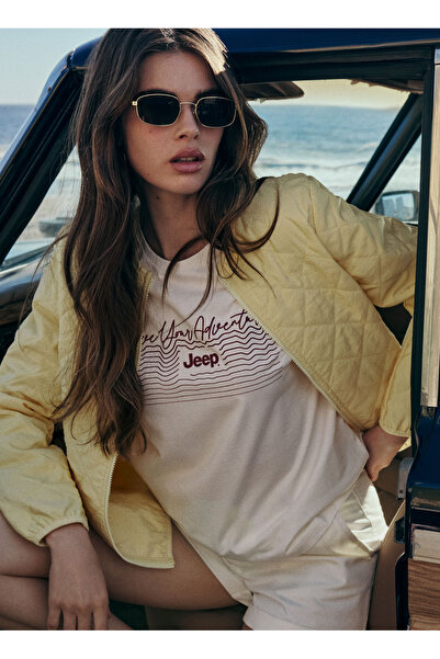 Jeep Sarı Kadın Mont J5SL-MNT7144
