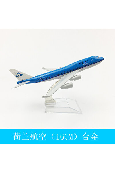Choice طائرة بوينغ 747 بمقياس 1/400 من شركة KLM B747 مصنوعة من سبائك معدنية، ...