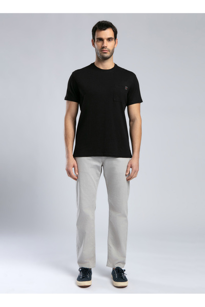 Lee Cooper Crew Neck Black Men's T-Shirt 252 Lcm 242018 Vincent Black