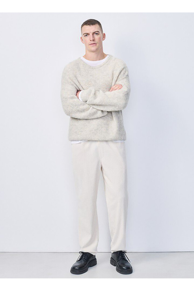 American Vintage Ekru Erkek Straight Pantolon MPADO10AE25ECRVIN