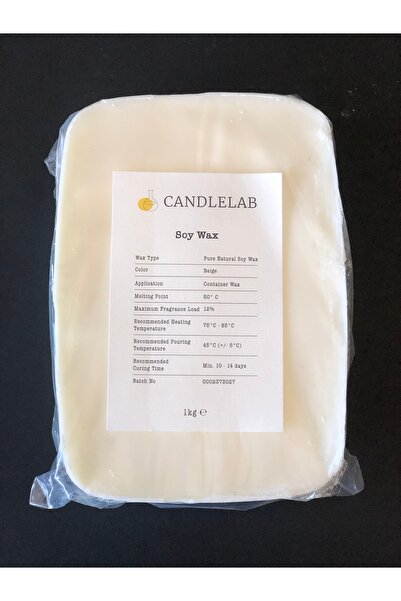 Soywax 1 kg 100% Natural & No Additives - EU Imported Soy Wax - Certified