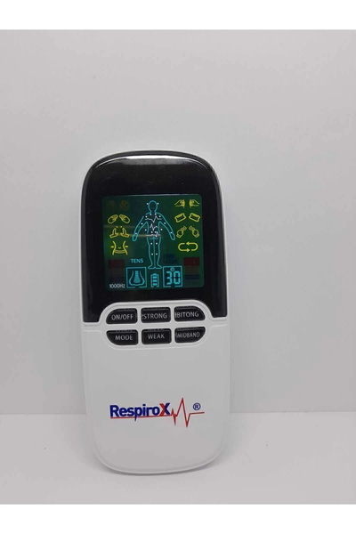 Respirox Rtc-pro Renkli Dijital Masaj Aleti Tens Kanallı Şarjlı (8 PEDLİ)