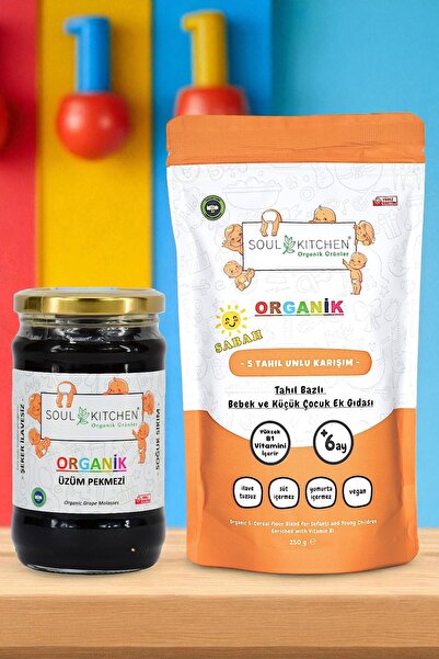 Soul Kitchen Organik Ürünler Organik Sabah Maması B1 Vitaminli ** Organik Üzü...