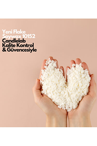 Flake Soywax 10152 - 1 kg - Certified - Soy Wax for Natural Candle Making