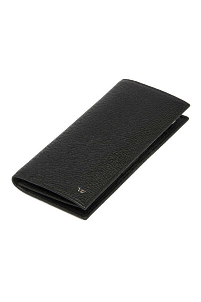 Tergan Μαύρο ανδρικό πορτοφόλι από γνήσιο δέρμα - S1CE00001619-A41