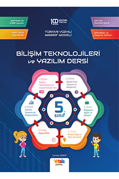 Yetsis Yayınları Yetsis Akıllı Defter 5. Sınıf Bilişim Teknolojileri Ve Yazıl...