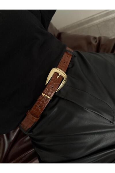 LİA KEMER البيضاوي الذهب مشبك حزام الخصر حزام معطف حزام اللباس حزام السراويل حزام